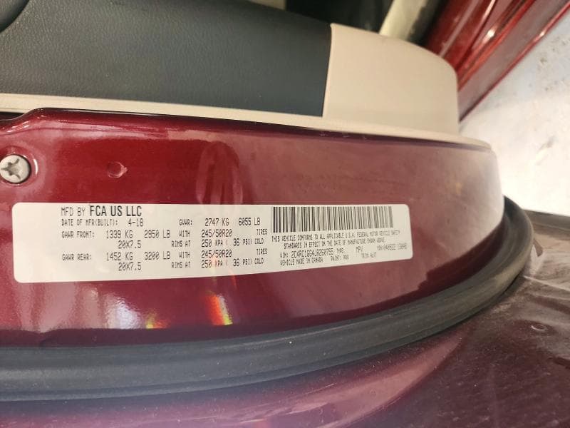 2018 CHRYSLER PACIFICA LIMITED 14