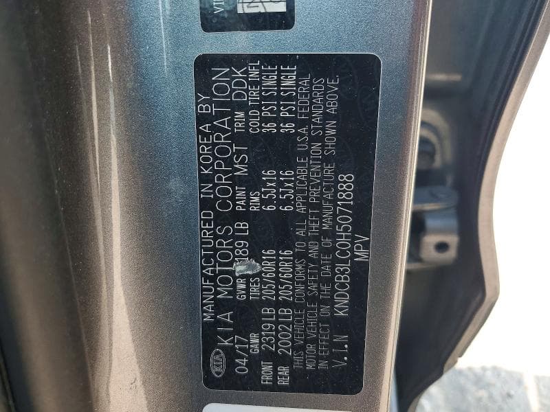 2017 KIA NIRO LX 13