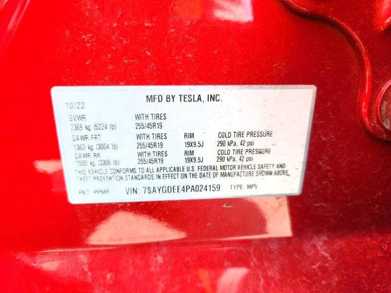 2023 TESLA MODEL Y 12