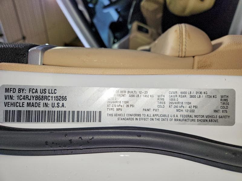 2024 JEEP GRAND CHEROKEE LIMITED 4XE 13