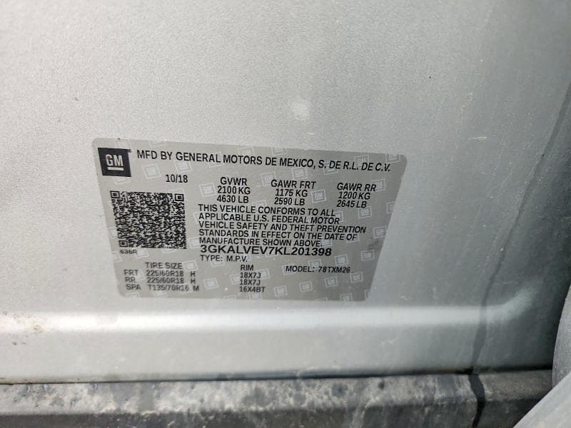 2019 GMC TERRAIN SLT 13