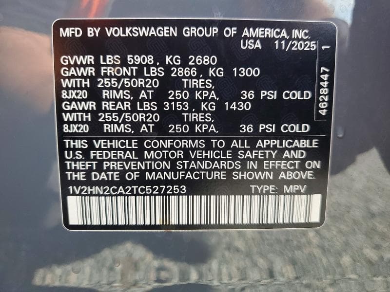 2026 VOLKSWAGEN ATLAS SE 13