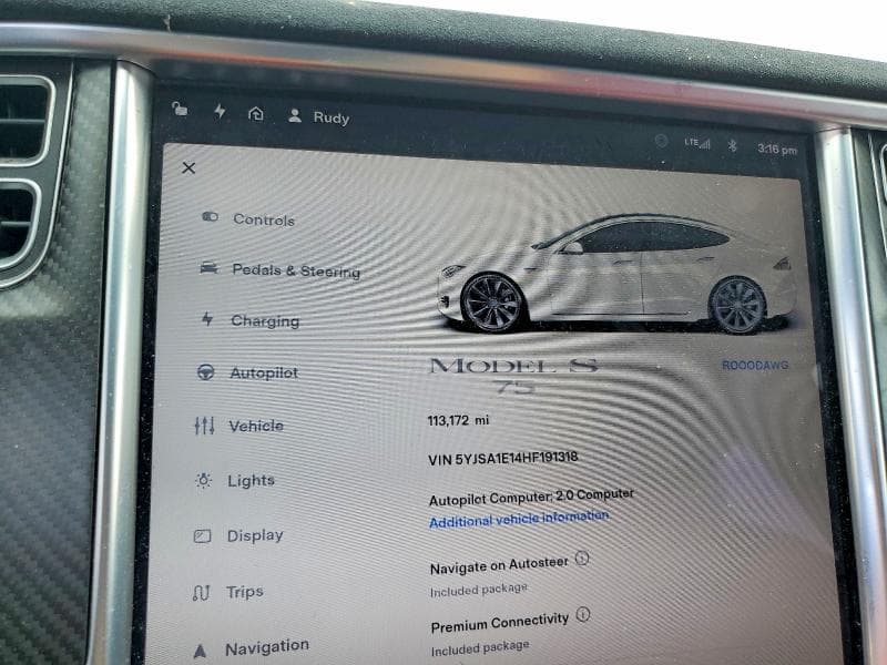2017 TESLA MODEL S 9