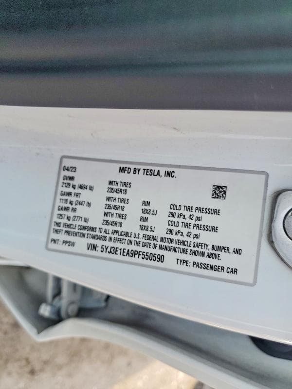 2023 TESLA MODEL 3 13