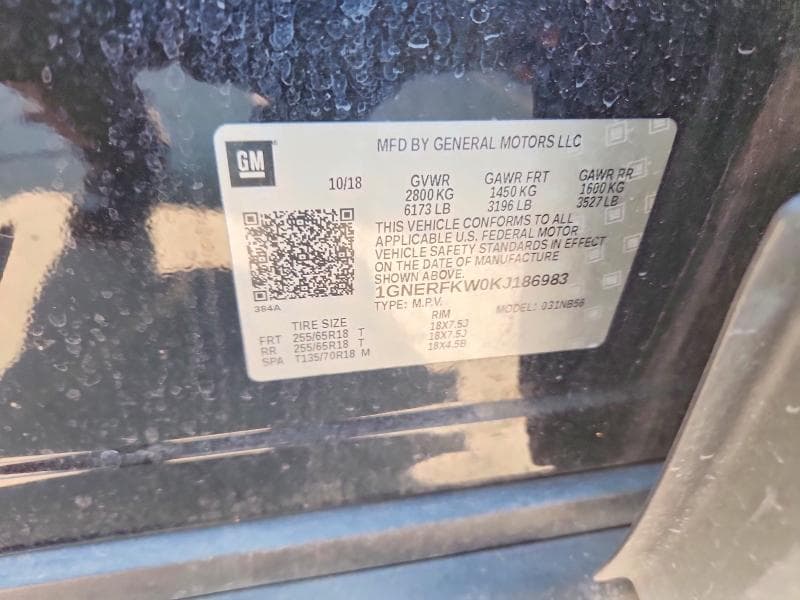 2019 CHEVROLET TRAVERSE LS 14