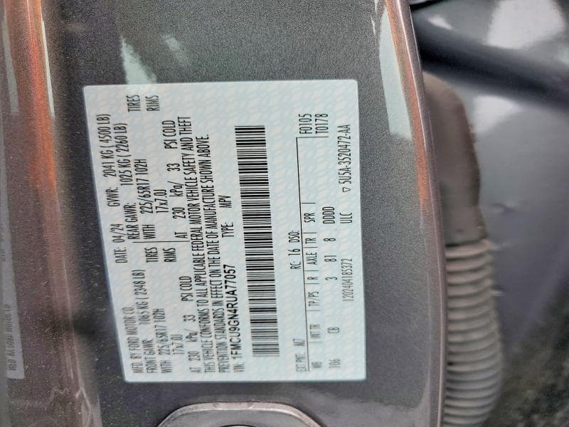 2024 FORD ESCAPE ACTIVE 13