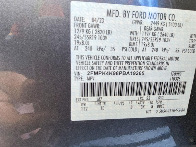2023 FORD EDGE TITANIUM 13