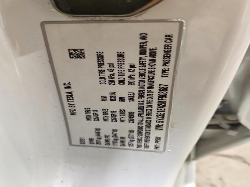 2021 TESLA MODEL 3 13
