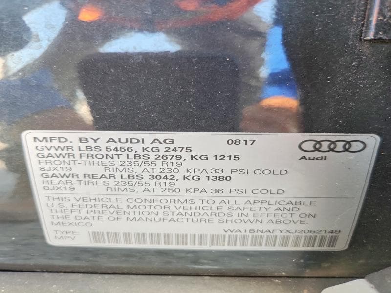 2018 AUDI Q5 PREMIUM PLUS 14