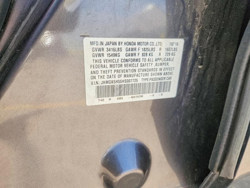 2017 HONDA FIT LX 13