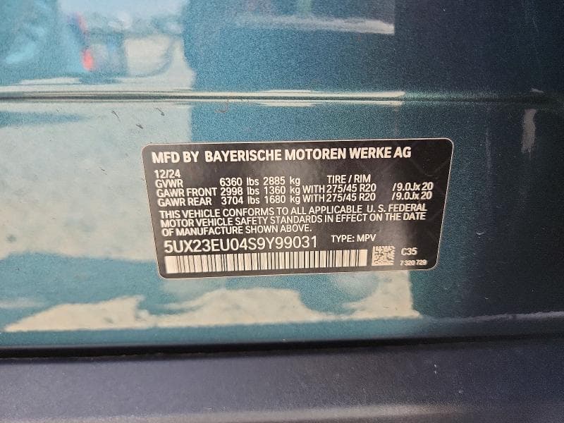 2025 BMW X5 XDRIVE40I 14