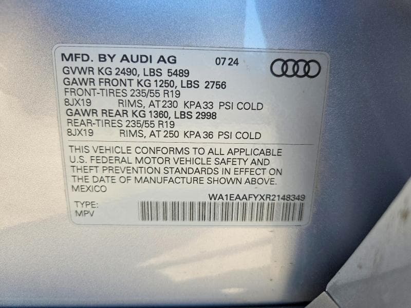 2024 AUDI Q5 PREMIUM PLUS 45 14