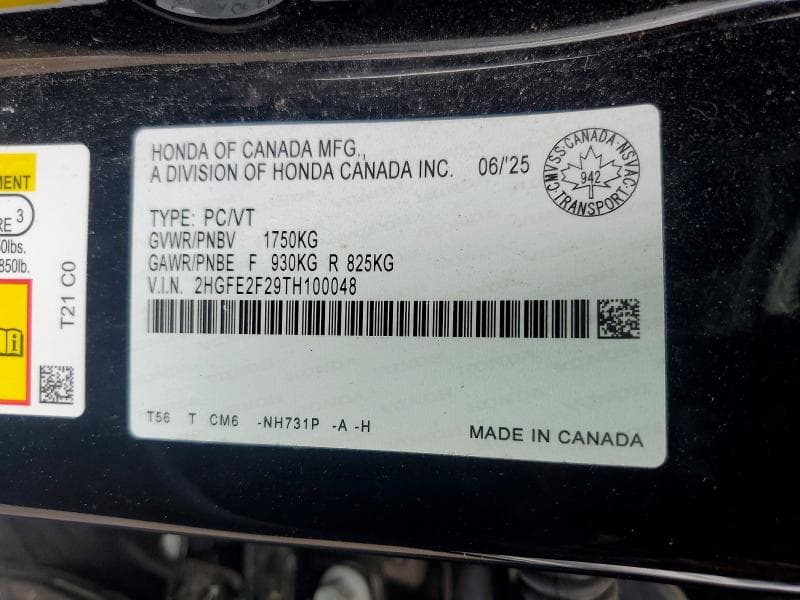2026 HONDA CIVIC LX 12