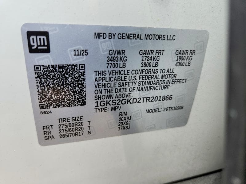 2026 GMC YUKON XL ELEVATION 14