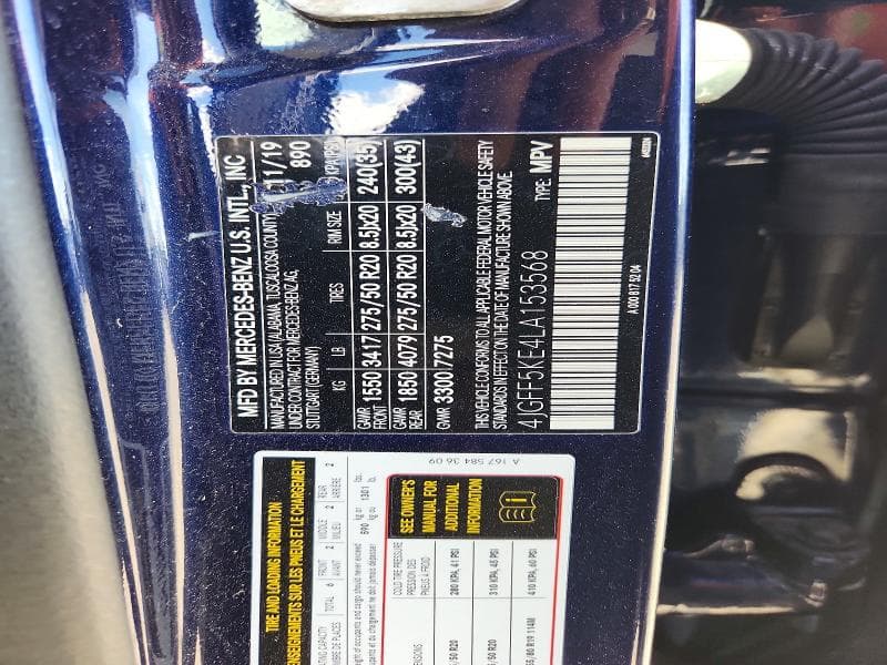 2020 MERCEDES-BENZ GLS 450 4MATIC 13