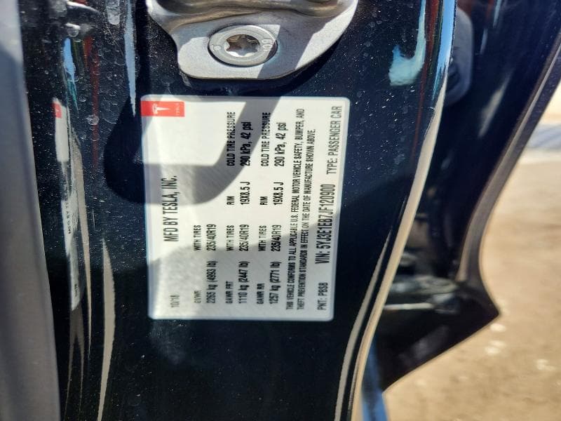 2018 TESLA MODEL 3 13