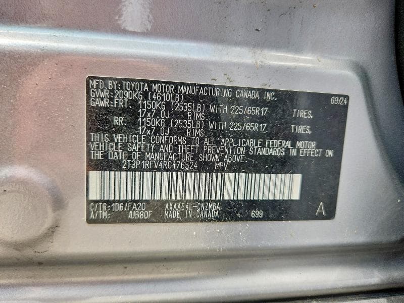 2024 TOYOTA RAV4 XLE 13