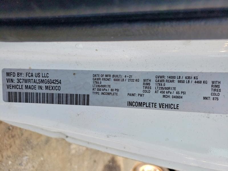 2021 RAM 3500 13