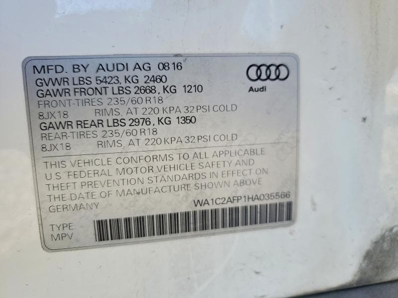 2017 AUDI Q5 PREMIUM 13