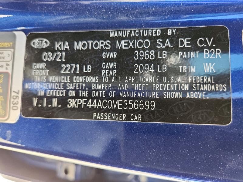 2021 KIA FORTE GT 12