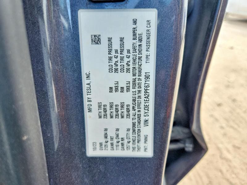 2023 TESLA MODEL 3 12