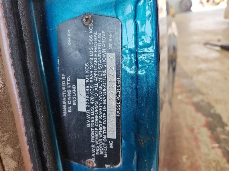 1979 MG MIDGET 12