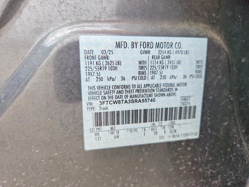 2025 FORD MAVERICK LOBO 12
