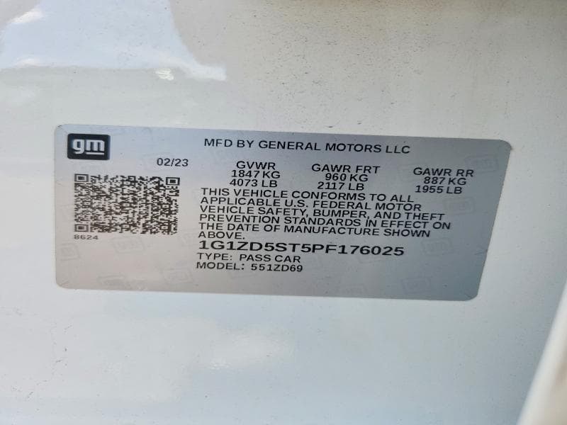 2023 CHEVROLET MALIBU LT 12