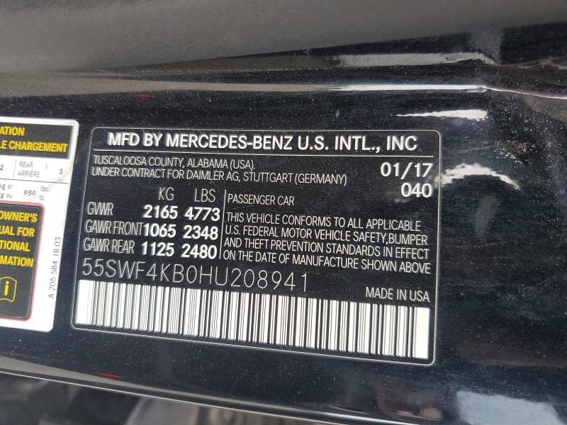 2017 MERCEDES-BENZ C 300 4MATIC 12