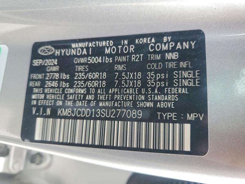 2025 HYUNDAI TUCSON SEL CONVENIENCE 13