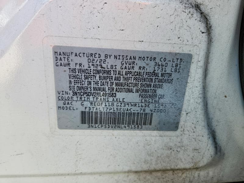 2022 NISSAN KICKS SR 13