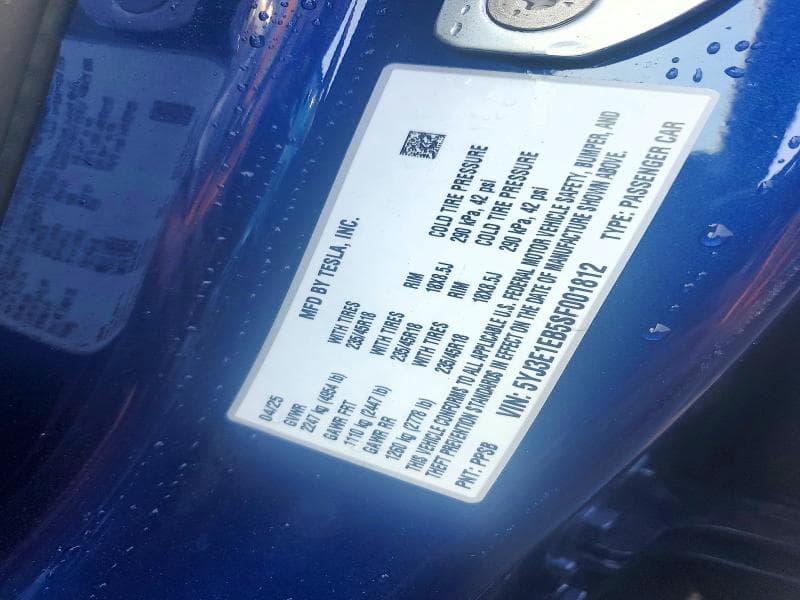 2025 TESLA MODEL 3 12