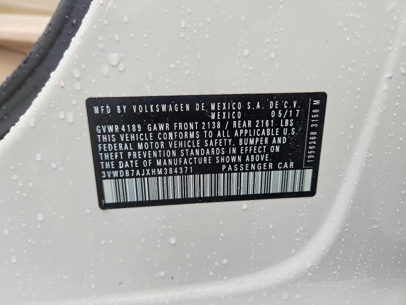 2017 VOLKSWAGEN JETTA SE 12