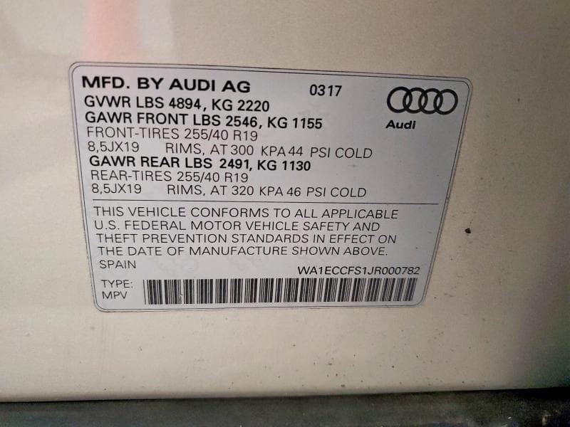 2018 AUDI Q3 PREMIUM 14