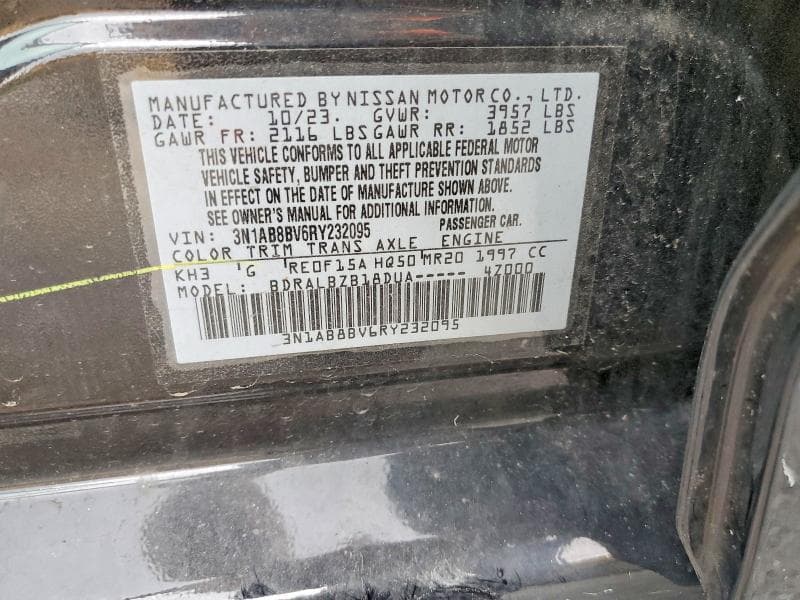 2024 NISSAN SENTRA S 12