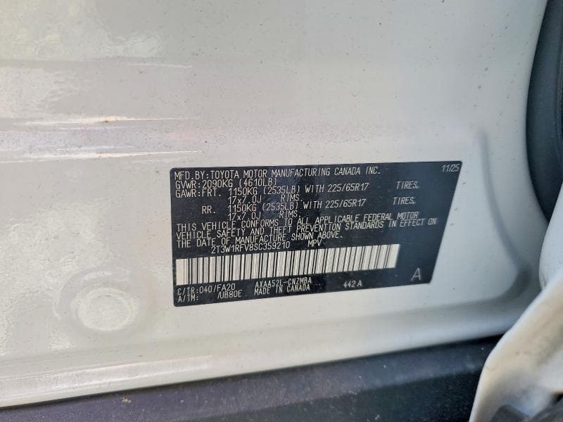2025 TOYOTA RAV4 XLE 13