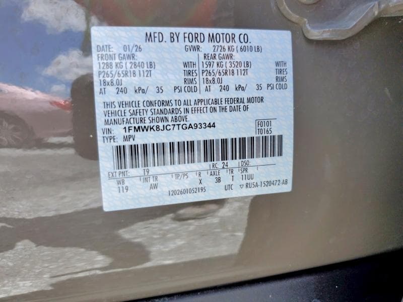 2026 FORD EXPLORER TREMOR 14