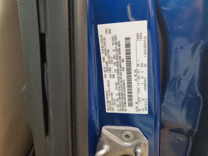 2018 FORD ESCAPE SEL 13
