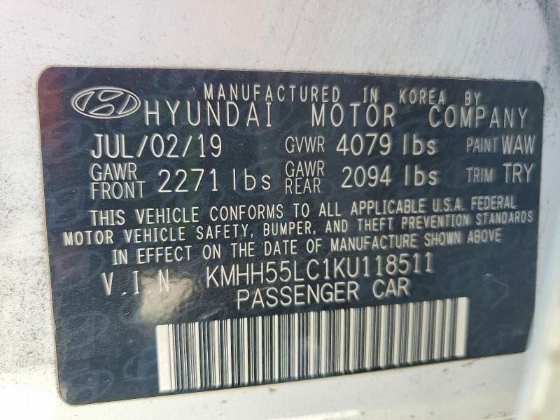 2019 HYUNDAI ELANTRA GT N LINE 12