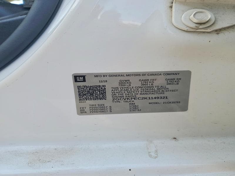 2019 CHEVROLET SILVERADO LD K1500 LT 12