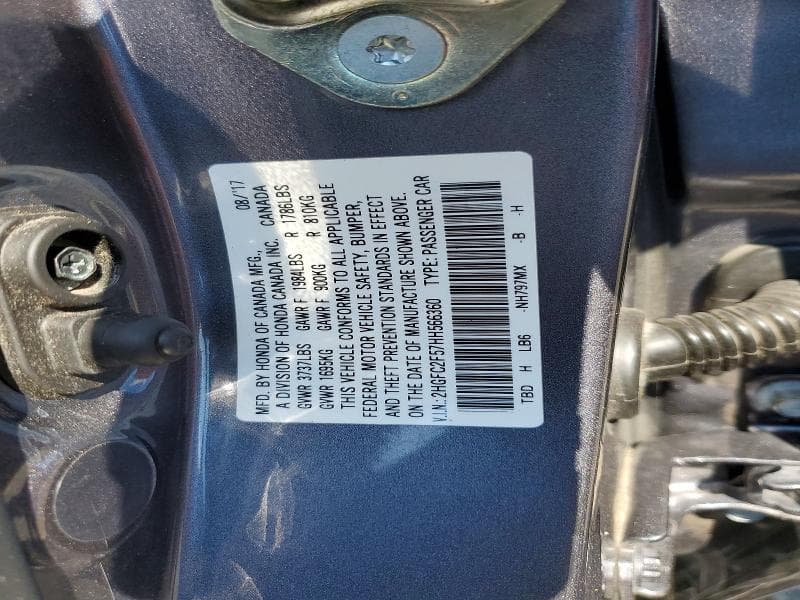 2017 HONDA CIVIC LX 13