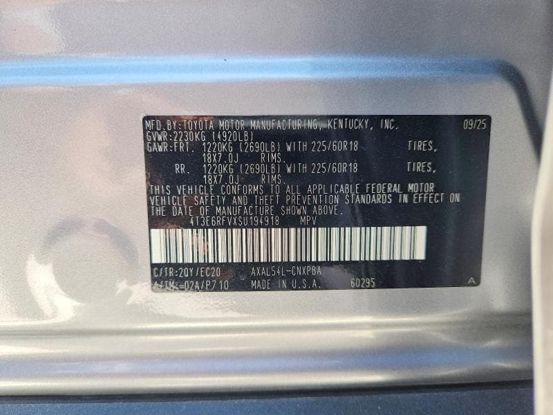 2025 TOYOTA RAV4 XSE 14