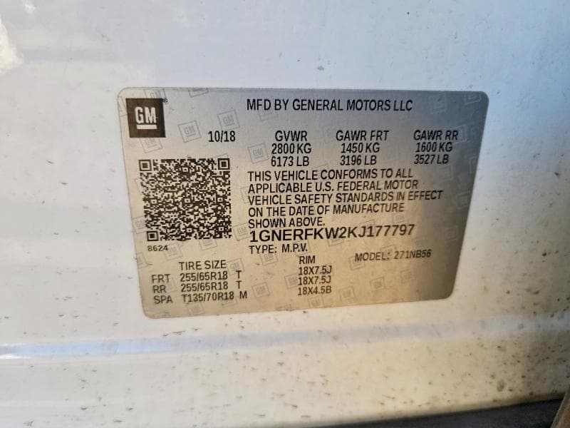 2019 CHEVROLET TRAVERSE LS 13
