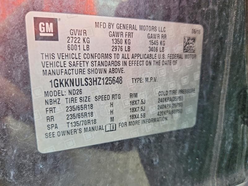 2017 GMC ACADIA SLT 1 13