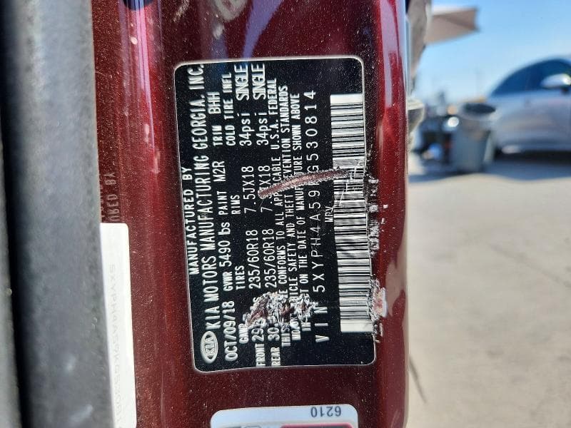 2019 KIA SORENTO EX V6 13