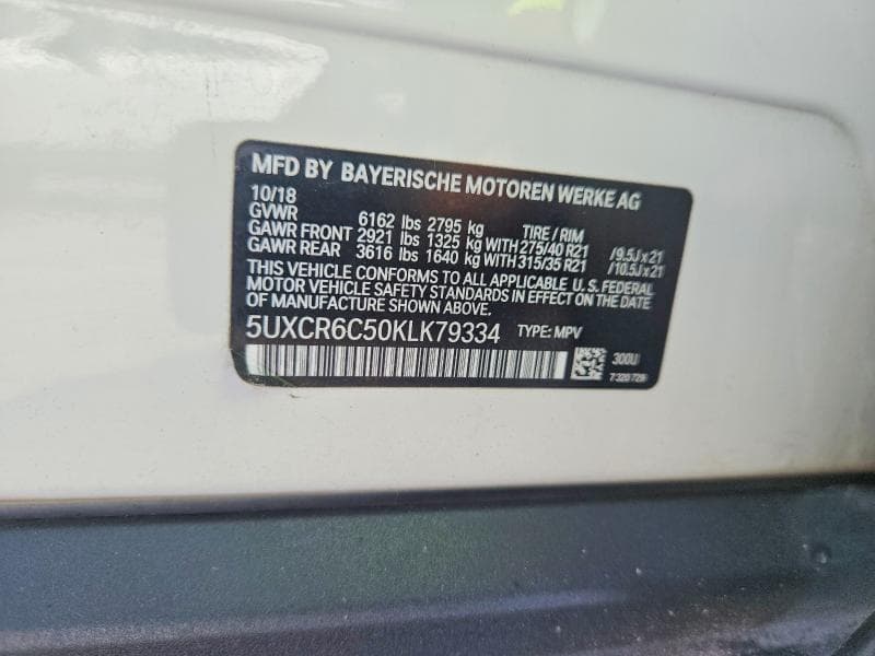 2019 BMW X5 XDRIVE40I XDRIVE40I 13