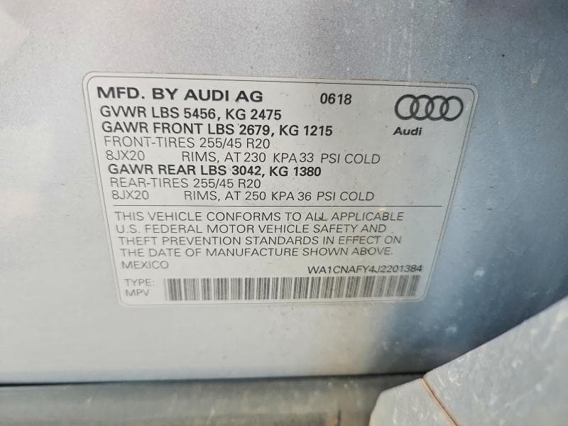2018 AUDI Q5 PRESTIGE 13