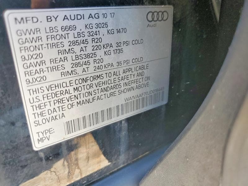 2018 AUDI Q7 PRESTIGE 12