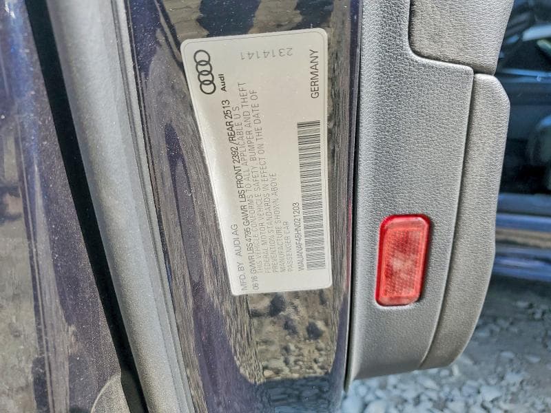 2017 AUDI A4 PREMIUM 12