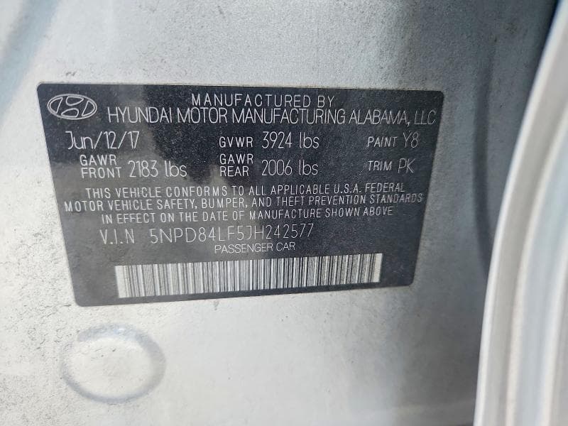 2018 HYUNDAI ELANTRA SEL 13